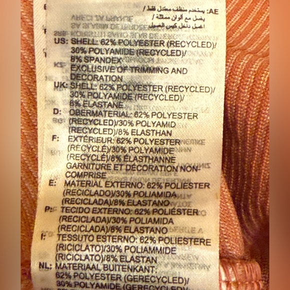 Stella McCartney Red and Tan Open Back Long Sleeve Top - Picture 10 of 12